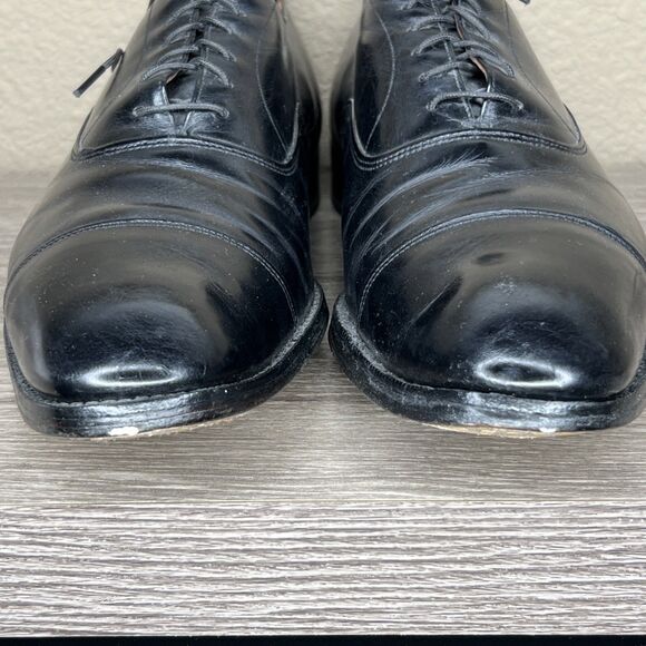 Church's Custom Grade Black Leather Cap Toe Oxford Dress Shoes Mens US 11.5 B - Picture 6 of 15